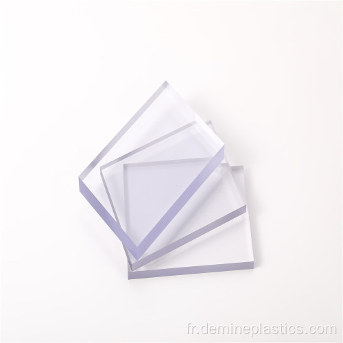 Feuille solide en polycarbonate personnalisée feuille transparente en lexan